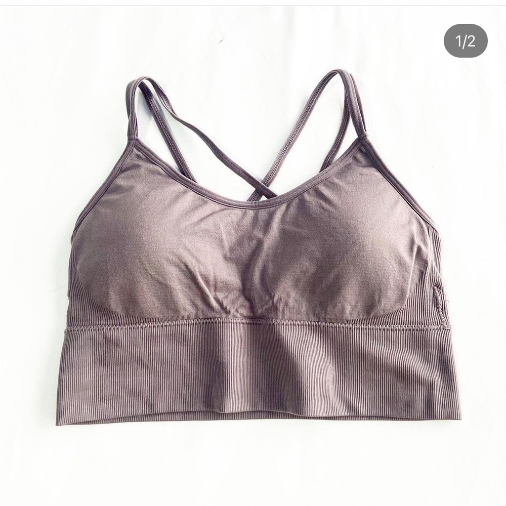Purple workout tank